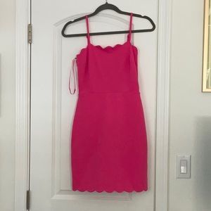 Hot pink macys cocktail dress